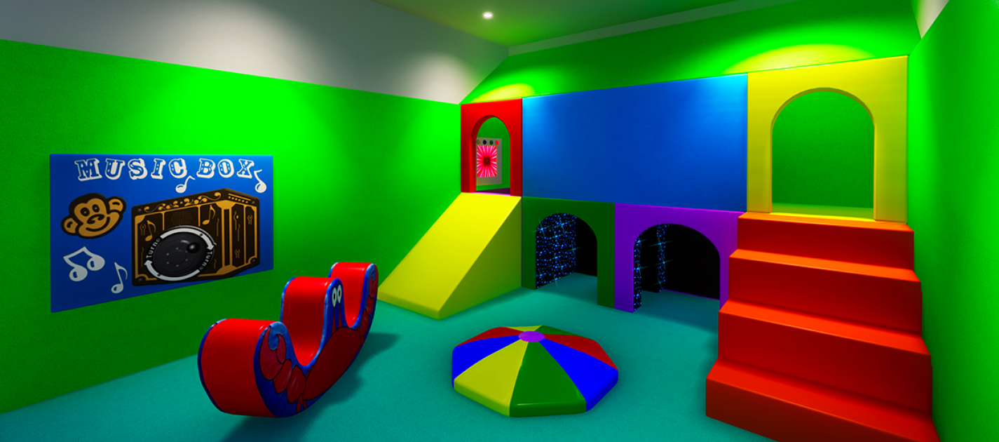 Sensory room soft play area